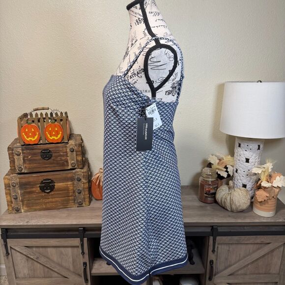 Abercrombie YPB SculptLUX Bandeau Mini Dress Blue Sz M Athletic Athleisure - Picture 6 of 11